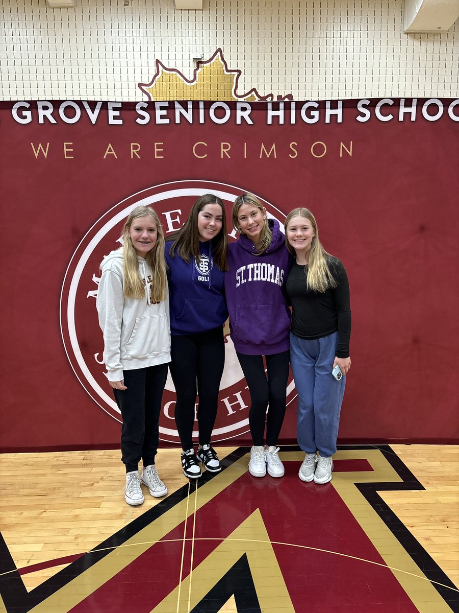 MGGirlsGolf's tweet photo. Congratulations to our very own signee Amelia Morton for signing on winter signing day!! She will be attending The University of St. Thomas to play golf! The team is so proud of you and can’t wait to watch you at the next level! https://t.co/mr1V3lgjXg