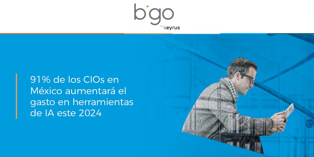 La inteligencia artificial es más que una simple tendencia, ya que 91% de los CIOs del país planean aumentar su presupuesto en aplicaciones de IA, 22% de los ejecutivos prevén que estos aumentos de presupuestos sean más del 50%.