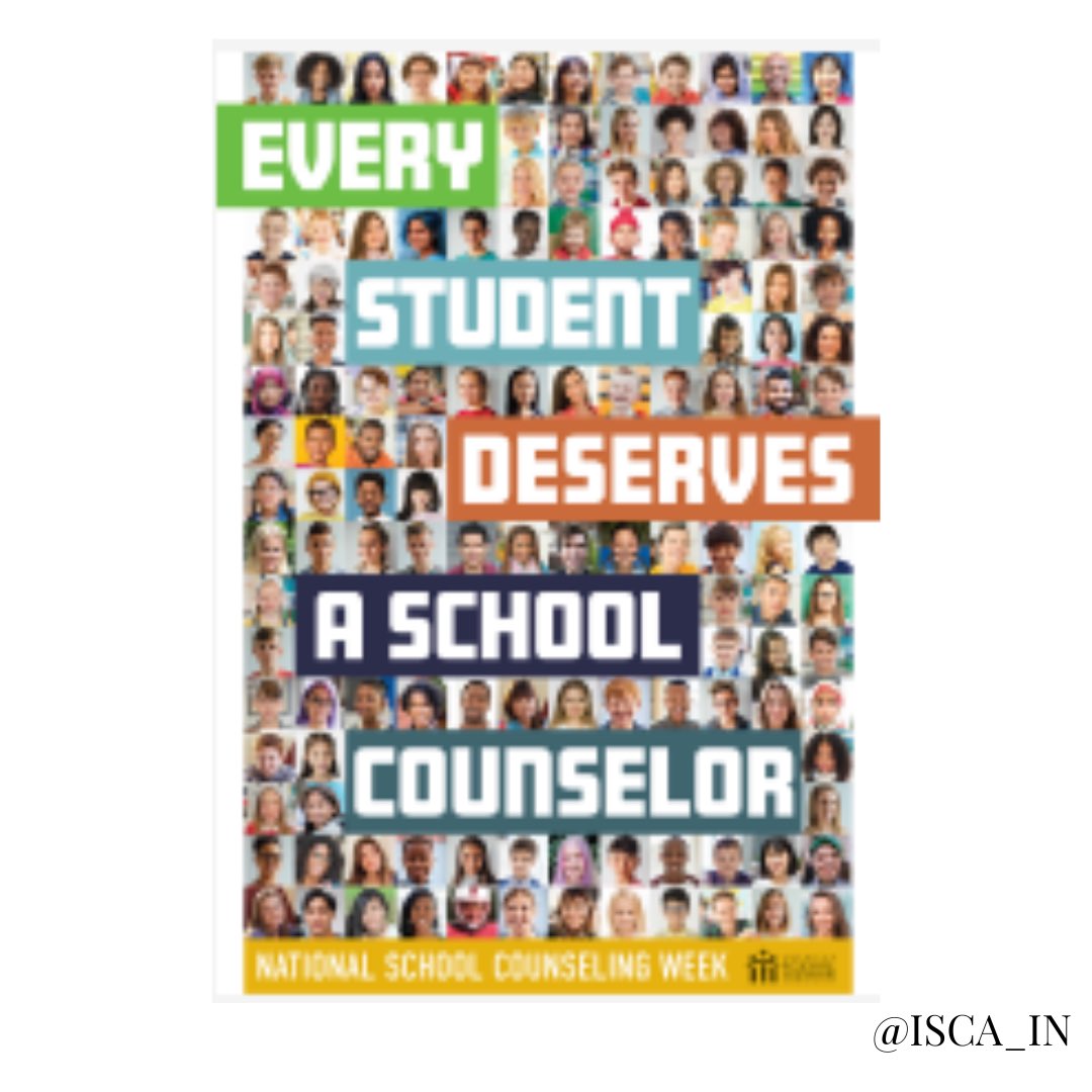 ISCA_IN's tweet photo. Every student deserves a #schoolcounselor. School counselors are #StandardsBased and #StudentFocused. #NSCW24. Share and tag @ISCA_IN for a fun Day 2 giveaway school counselors! We will announce winners at the end of the week. https://t.co/WBQq8I8lQL