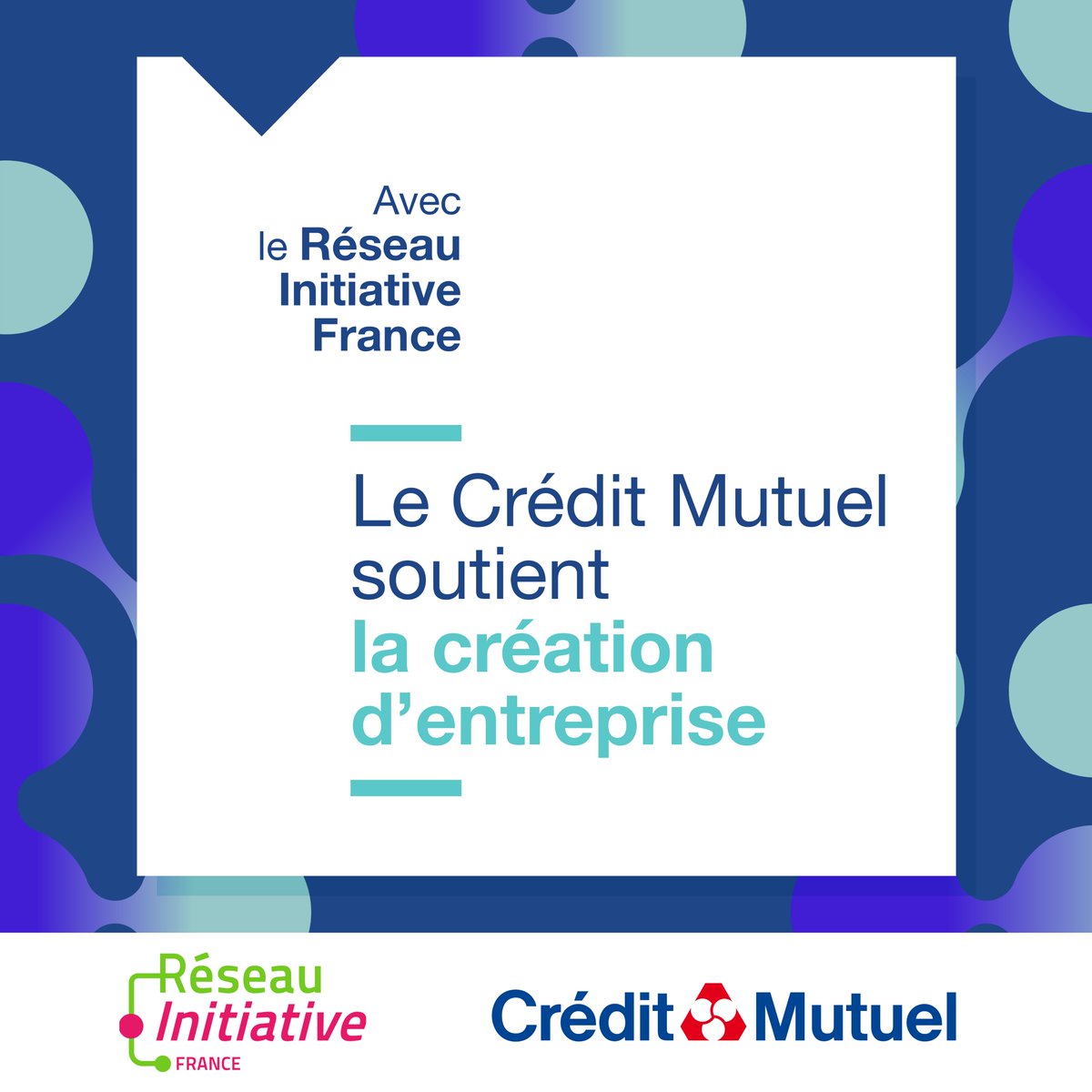 Le Crédit Mutuel accompagne les créateurs d'entreprise. 🤝
Le saviez-vous ? Nous sommes partenaire du réseau <a href="/InitiativeFR/">Initiative France</a> , 1er réseau associatif de financement et d’accompagnement des créateurs, repreneurs et développeurs d’#entreprise.
Ancré dans les territoires, tout comme le