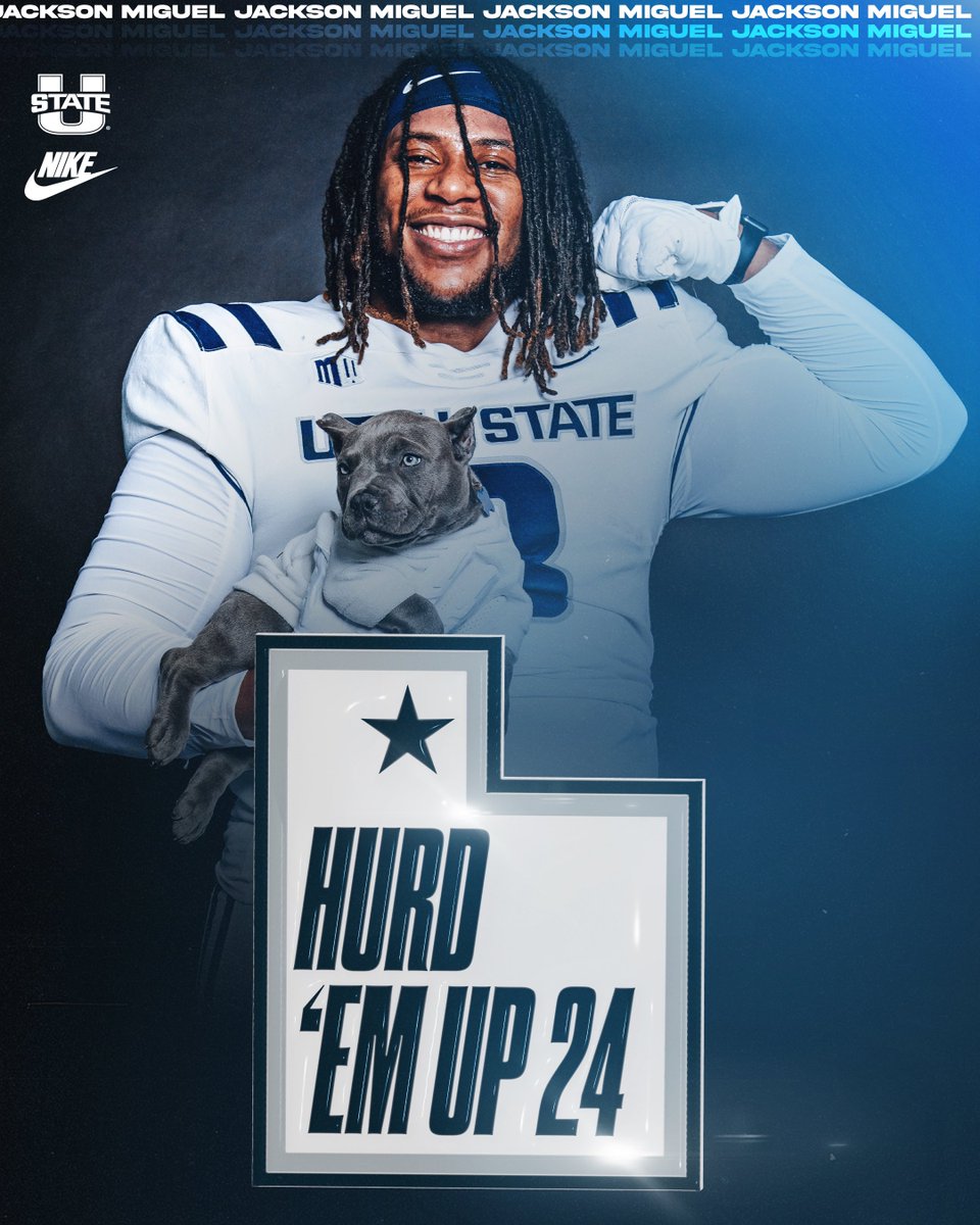 USUFootball's tweet photo. 🏔 Welcome to Cache Valley 🏔 @_mjjacks 

#HurdEmUp24 🤘 | #NSD24 https://t.co/TxIMLE0G5S