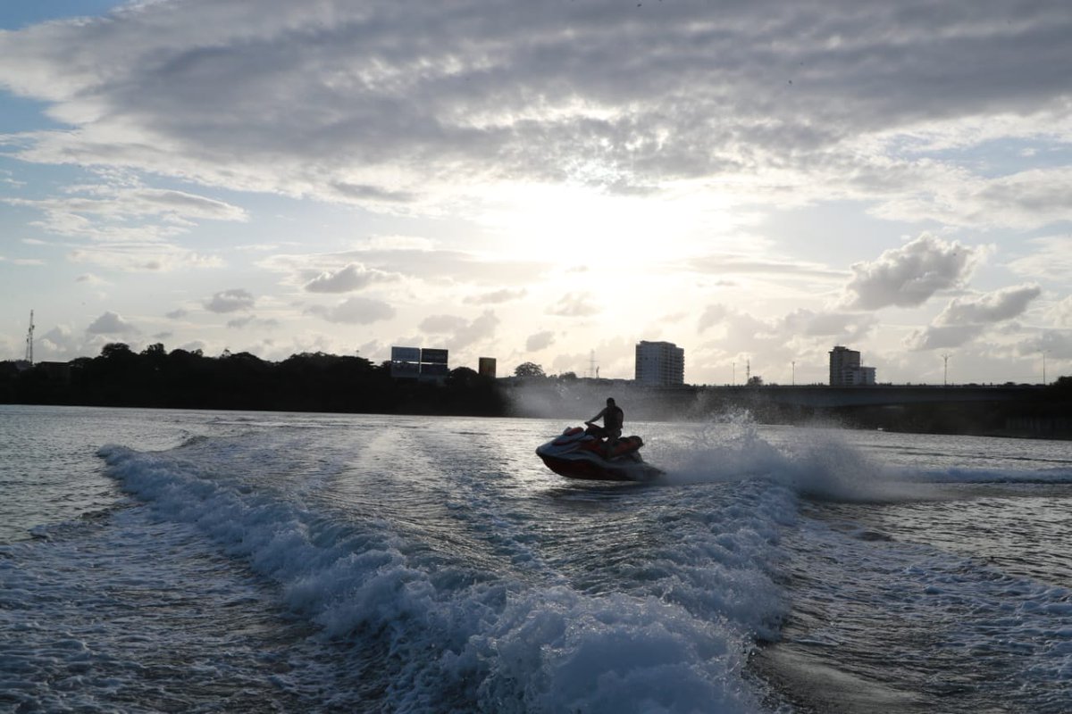 Feel the rush of excitement as you conquer the waves in Mombasa.
Whether it's jet skiing, parasailing, or windsurfing, Mombasa offers endless opportunities to get your adrenaline pumping.  🌊💦

Karibu Mombasa
#ExploreMombasa 
@CECMohamedOsman <a href="/magicalkenya/">Kenya Tourism Board</a> <a href="/STTAKenya/">Sustainable Travel & Tourism Africa-Consulting</a>