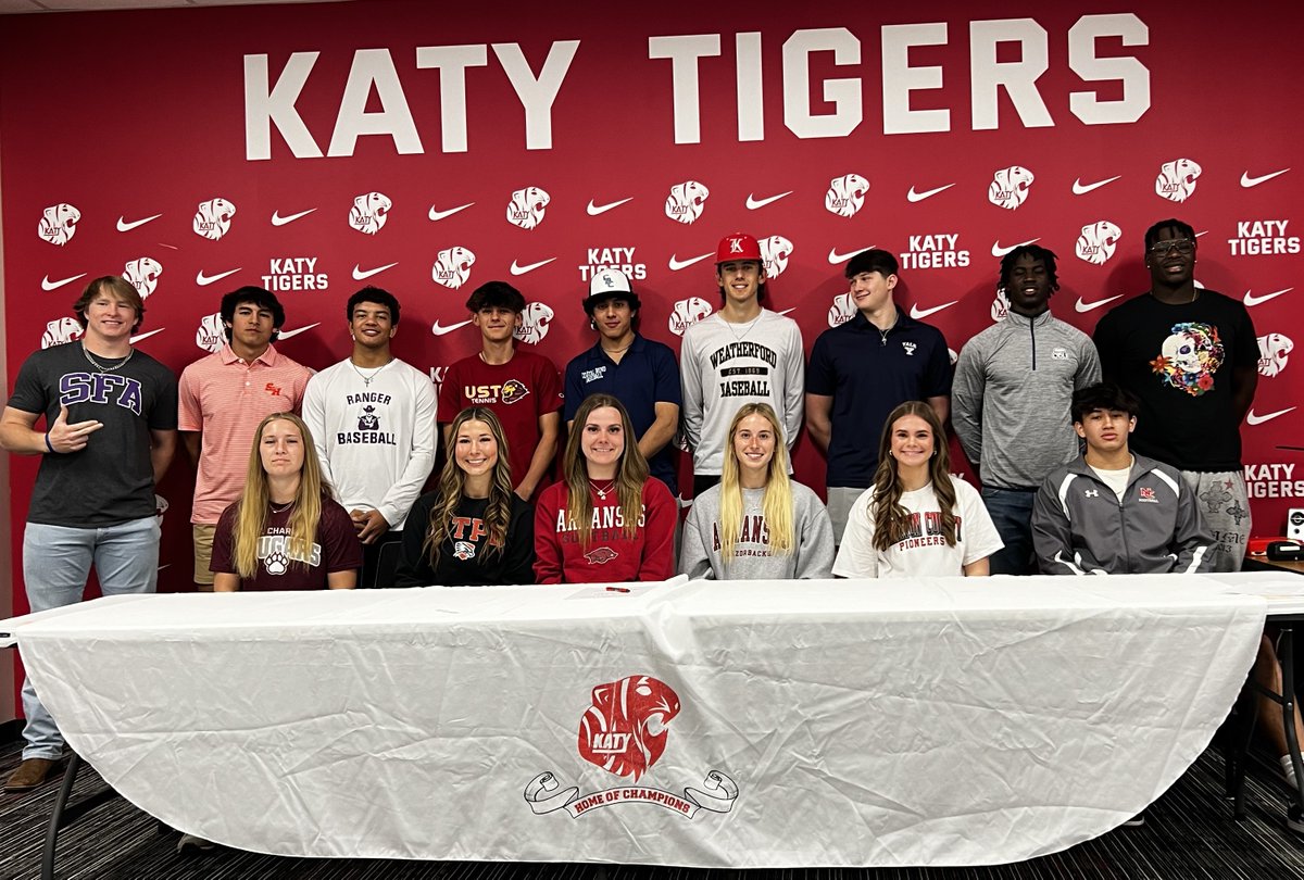 We are proud of all of our 2024 student-athletes who signed letters of intent to play college athletics!
#NationalSigningDay2024
@katyisd