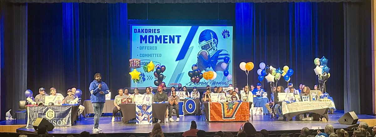 National Signing Day at Brewer High School!!!! GO BEARS!!!