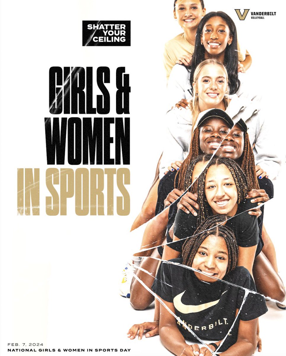 VandyVolleyball's tweet photo. Happy #NGWSD! 

Today &amp; everyday we celebrate the power, strength, &amp; resilience of our female student-athletes and coaches🖤 

#AnchorDown https://t.co/htyian5Tnm