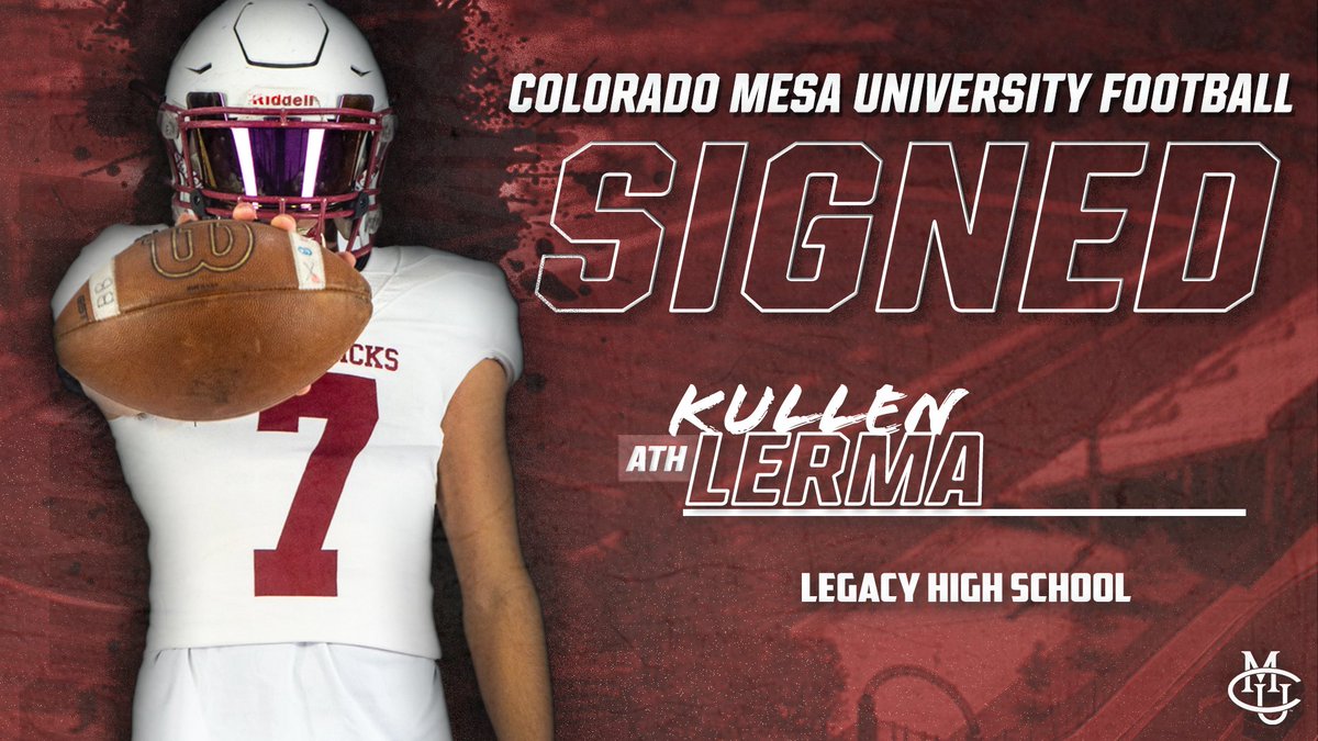 Colorado Mesa Football (@cmumavsfootball) on Twitter photo 𝐖𝐞𝐥𝐜𝐨𝐦𝐞 <a href="/kullen_lerma/">Kullen Lerma</a> 𝐭𝐨 𝐭𝐡𝐞 #MavNation
✍️ Kullen Lerma
🏈 Athlete
🔄 Legacy High School
📍 Broomfield, Colorado
#NSD24 x #MavUp x #RumbleMavs 𝐖𝐞𝐥𝐜𝐨𝐦𝐞 <a href="/kullen_lerma/">Kullen Lerma</a> 𝐭𝐨 𝐭𝐡𝐞 #MavNation
✍️ Kullen Lerma
🏈 Athlete
🔄 Legacy High School
📍 Broomfield, Colorado
#NSD24 x #MavUp x #RumbleMavs