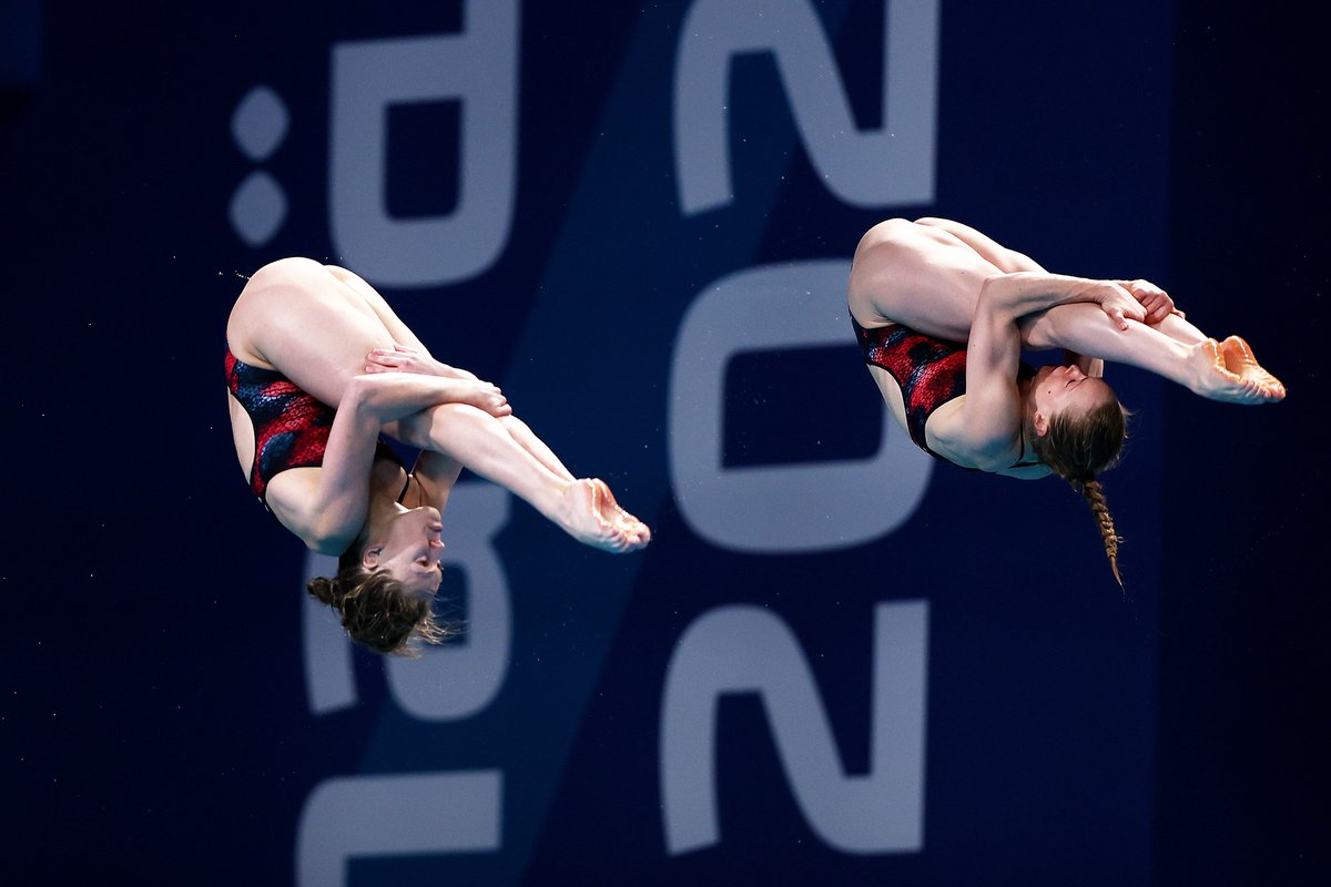 Krysta Palmer &amp; Alison Gibson finish fourth in synchronized 3-meter at #AQUADoha2024 World Championships to qualify the United States a spot in that event at the Olympic Games in Paris. usadiving.org/news/2024/febr…  
📷Getty Images