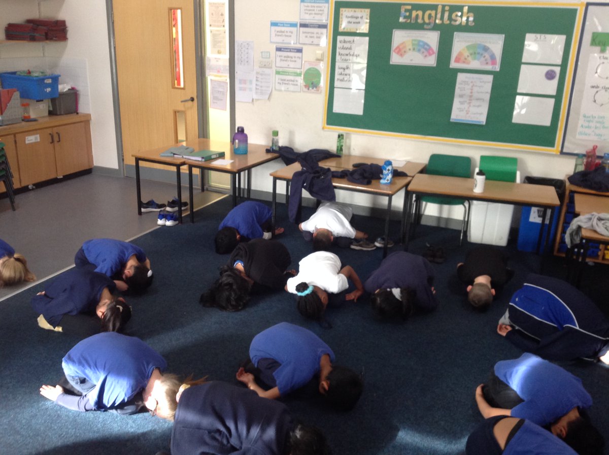 Looking after our mental health is very important so today we took part in some relaxing yoga in light of Mental Health week! #MentalHealthWeek2024