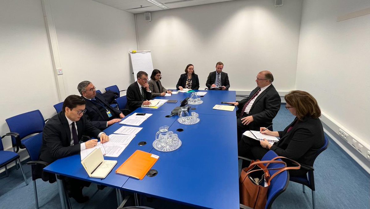 In preparation to #ICONS2024 “Shaping the Future” to be held on May 20-24 in #Vienna with @AusAmbVIE we started hectic meetings with Permanent missions to @iaeaorg on developing 2024 Ministerial Declaration.