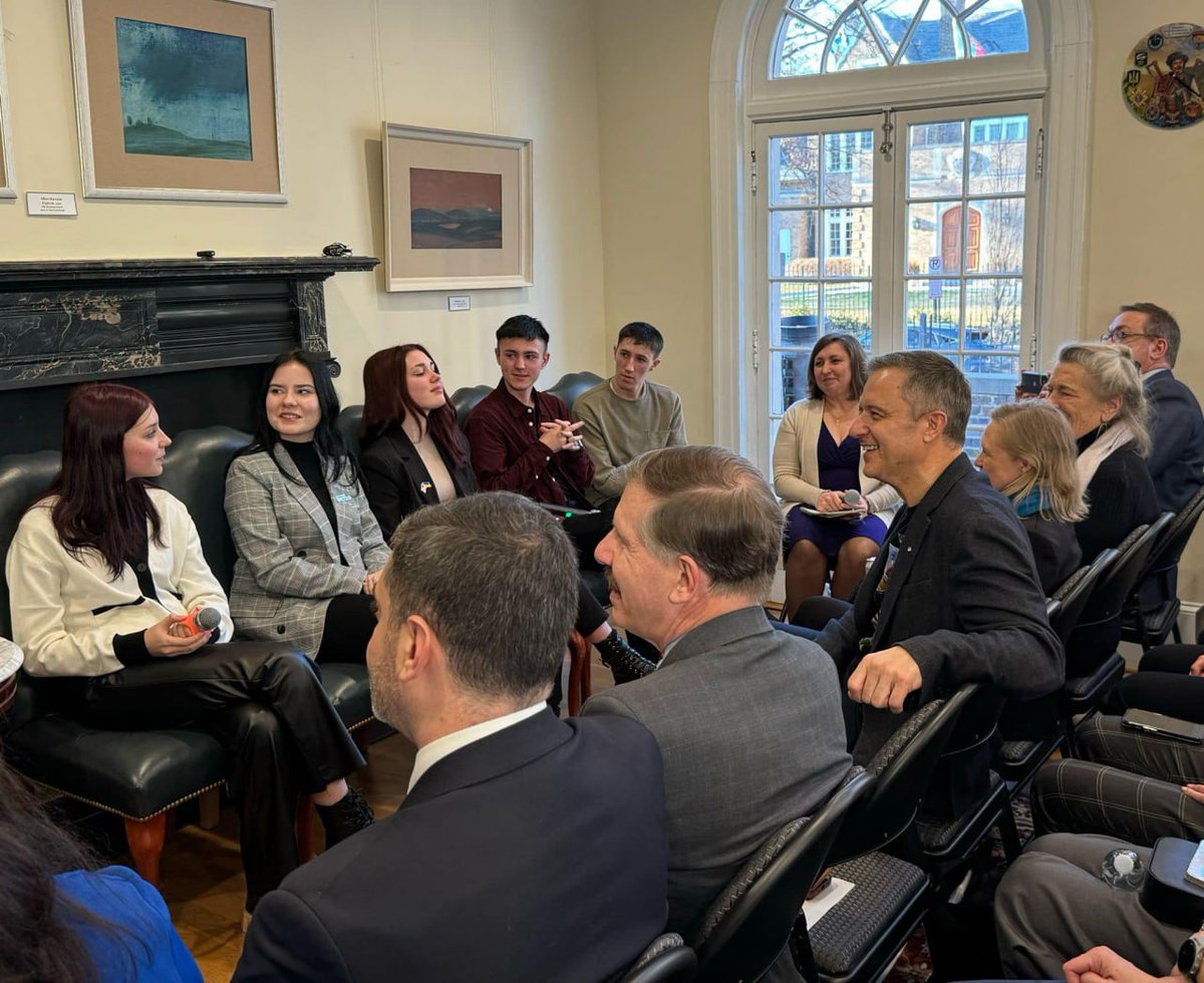 BringKidsBackUA's tweet photo. Diana, Denys, Lisa, Ksenia, and Rostyslav are children whom Ukraine managed to bring back from russian deportation.
These children shared their stories with American educators, activists, public figures, and government officials at #UkraineHouse in #Washington. https://t.co/aQohkWXGXu