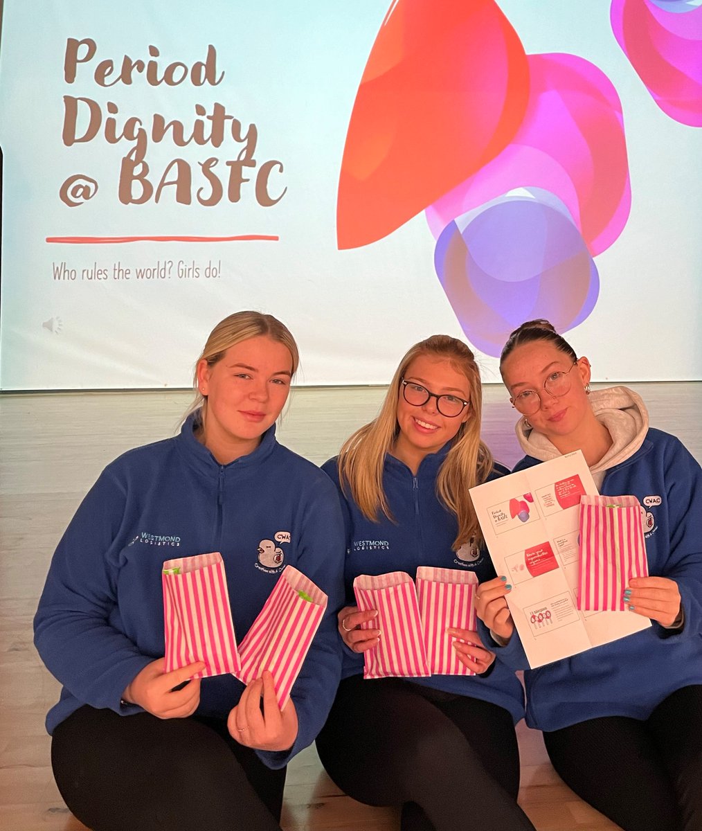 Bangor_Academy's tweet photo. Bangor Academy Sixth Formers have been promoting Period Dignity Week in Assemblies. 

They are hoping the message has reached the whole school population that they can be confident that period products are available in school for whoever needs them.➡️ https://t.co/G2KUr0ODgq https://t.co/vls1t1q0Ug