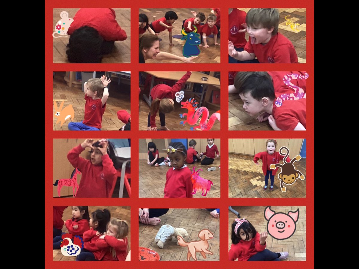 ArchibaldFirst's tweet photo. In @GeordieYoga we told the story of the Lunar new year and made our bodies into the different animals. #AFSPE #AFSRE https://t.co/8092iVLldh
