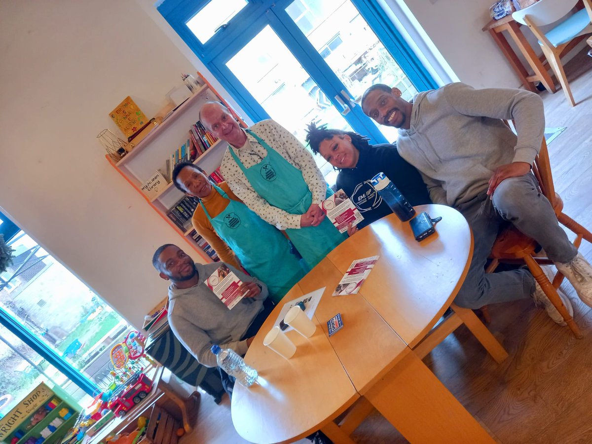 Look out for @Croydonbmeforum EMHIP team every Tuesday 10:00 -14:30 at the @Soccochetahub with the @norwoodkitchen . Offering Metal health support, 1-2-1 wellbeing advice and workshops. Emhiphub@bmeforum.org