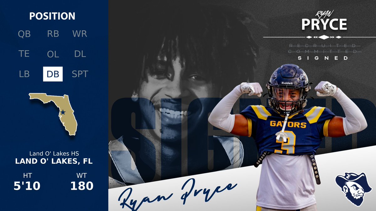 ⛏️WELCOME TO THE HARDROCKER FAMILY⛏️

<a href="/ryanjpryce/">Ryan Pryce</a> 

Position: DB
Hometown: Land O' Lakes, FL

#TheHardrockLife #NSD24