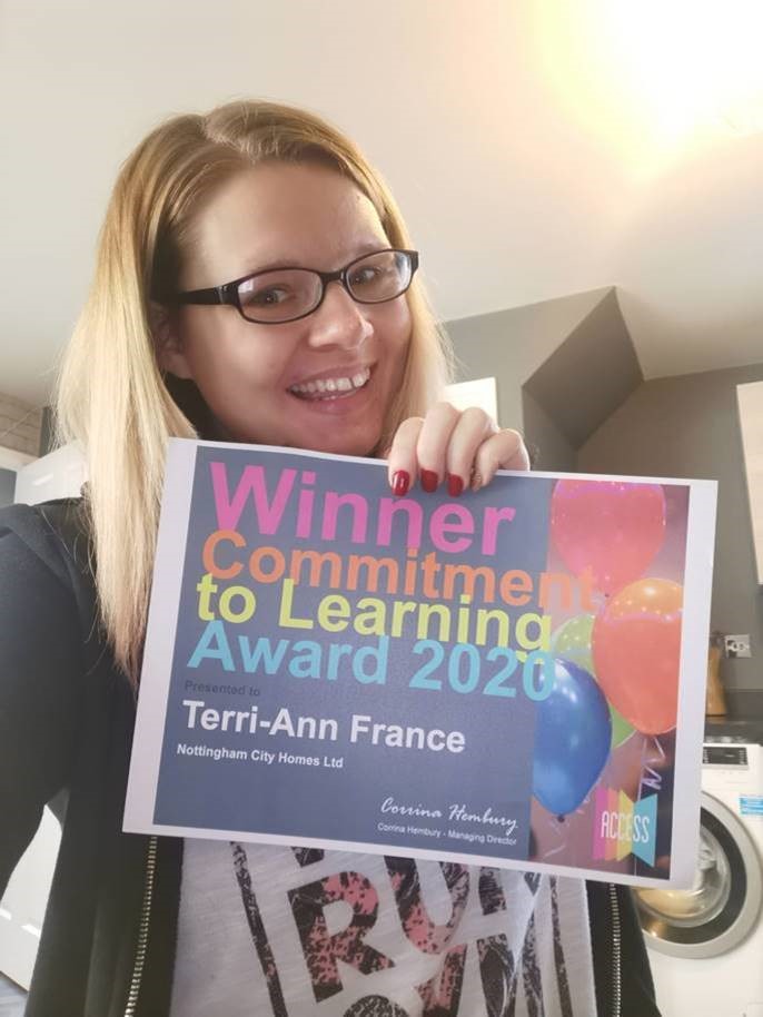 Terri-Ann supports homeless people with the skills gained from her Housing Apprenticeship. She’s a Temporary Accommodation Officer for @NottmCCHousing using her personal experience of homelessness to meet people’s needs. bit.ly/3SNEb8F 👈 @Apprenticeships #NAW2024