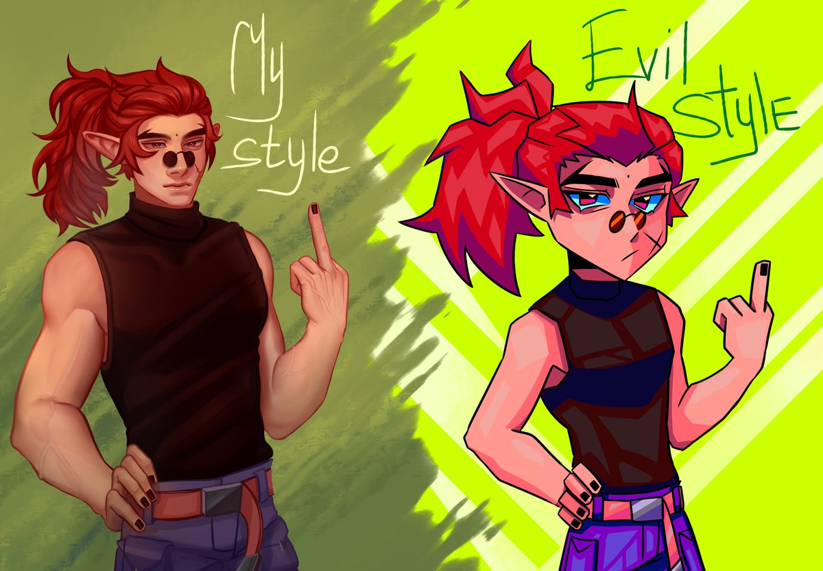 Oniraytr's tweet photo. 🕺🕺
 #evilstyle #MonkieKid #RedSon https://t.co/CXGOvs1LvD