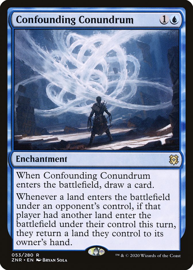 mediamatix's tweet photo. @Theasianavenger for your new years resolution to punish ramp decks -> [Confounding Conundrum] https://t.co/OjBnQmm0VC