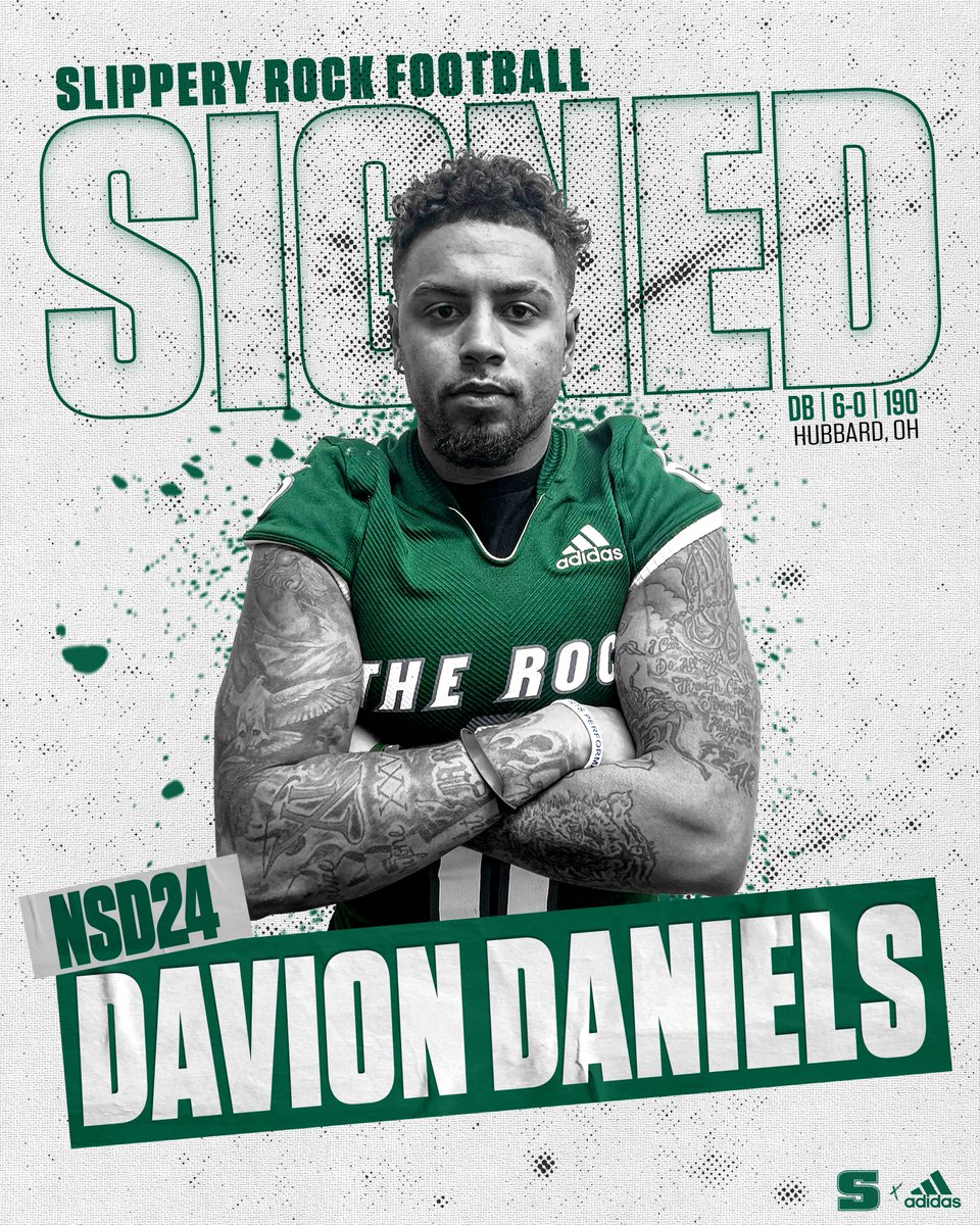 FB: Welcome to The Rock, Davion Daniels! Davion is a 6-0, 190 pound defensive back transfer that played 42 games at the Division I level with Bowling Green. #RockNSD24 📰: bit.ly/486u434