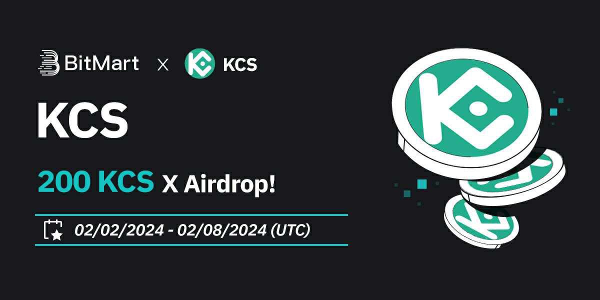 🎁 Bitmart X Kucoin Airdrop is now Live
🌥️ Total Pool: 200 KCS
🌟 Rating: ⭐⭐⭐⭐⭐
🏆 Winners: 1000 Lucky Participants 
📅 End Date : 8 February 2024

📘 Airdrop Page - bit.ly/Bitmart-Airdro…

🔸 Follow <a href="/BitMartExchange/">BitMart</a> &amp; <a href="/BitMartResearch/">BitMart Research｜$BMX HODLer</a> <a href="/kucoincom/">KuCoin</a> 
🔸 Like, RT &amp; Tag 3