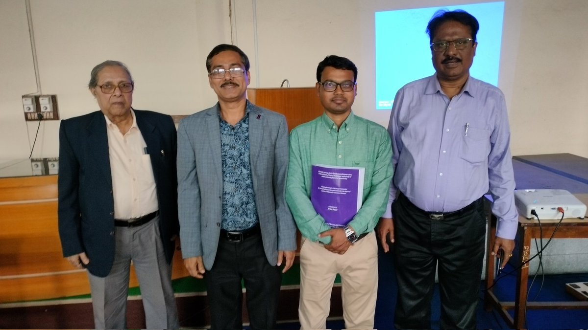 dblab_endophyte's tweet photo. PhD viva of Arjun Patra on 07.02.2024 https://t.co/aRGtMII3DQ
