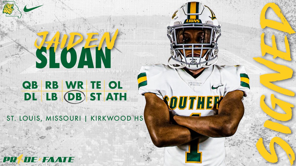 Very long. Can play FS or CB. Huge competitor, good speed, good cover skills.

Welcome to the Pride, Jaiden Sloan!

#FAATE x #NSD24