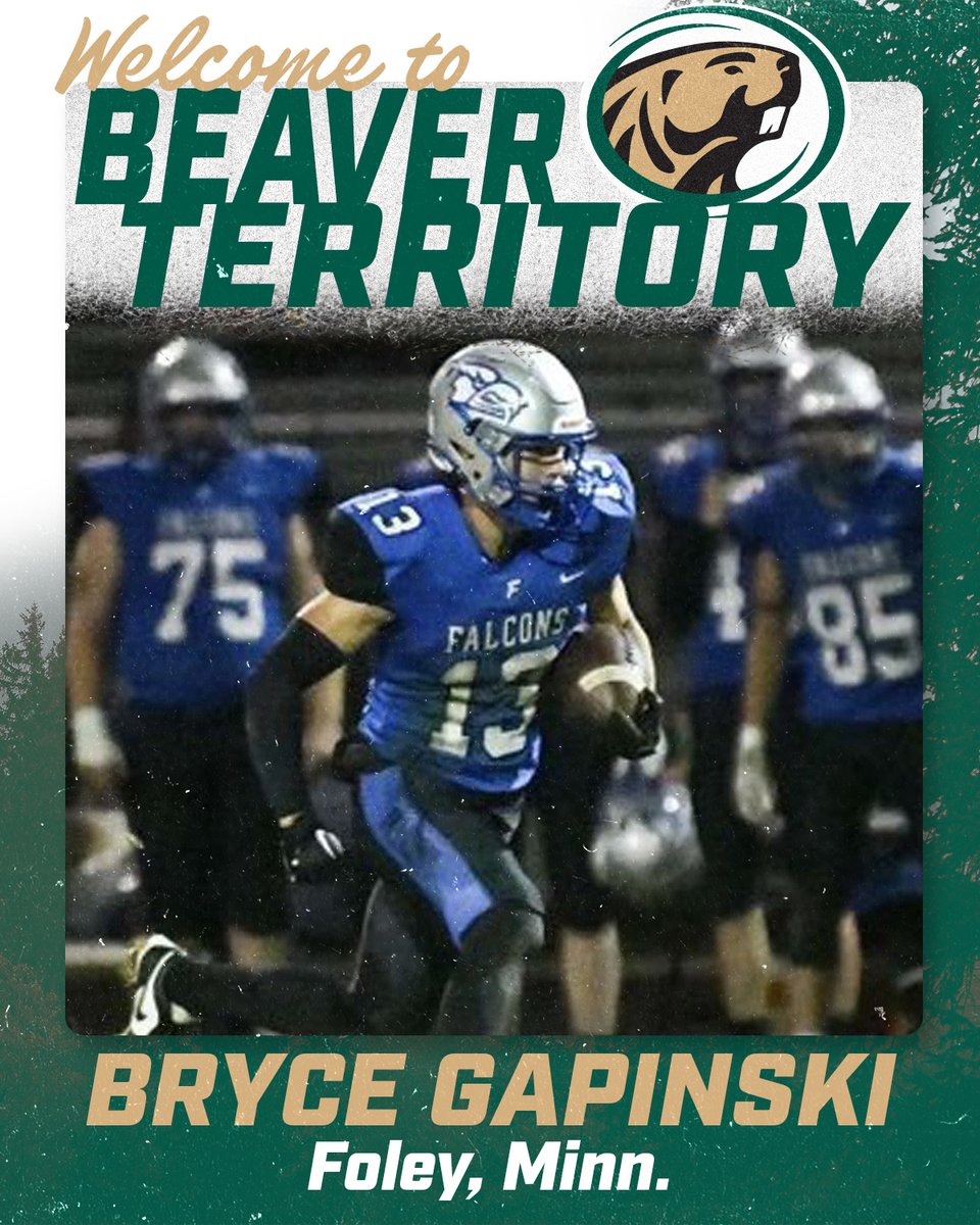 We stay in state for our next signee to join #BeaverTerritory in Bryce Gapinski from Foley!

#GoBeavers #GTA #NSD24