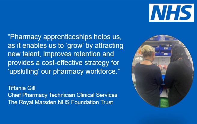 This week employers have been sharing with us the benefits of pharmacy apprenticeships @royalmarsden @NHSE_WTE @HASOEngland #NAW2024 #Talentforcare #Pharmacy