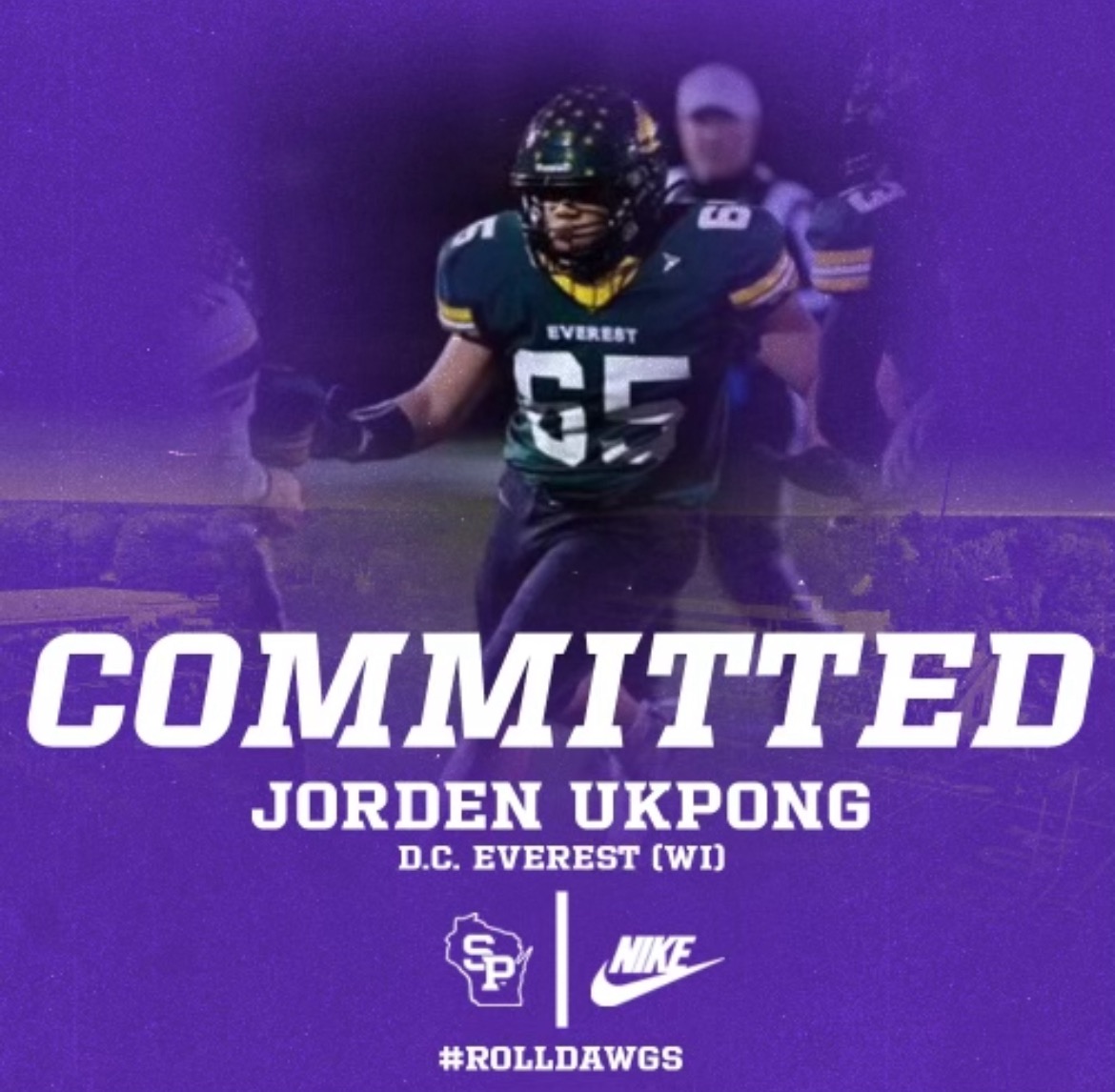 I'm excited to announce that I will be continuing my academic and athletic journey <a href="/UWSPFootball/">UWSP Football</a>. Thank you to all of those who have helped me get to this point. #rolldawgs <a href="/CoachVenne/">Coach Venne</a>