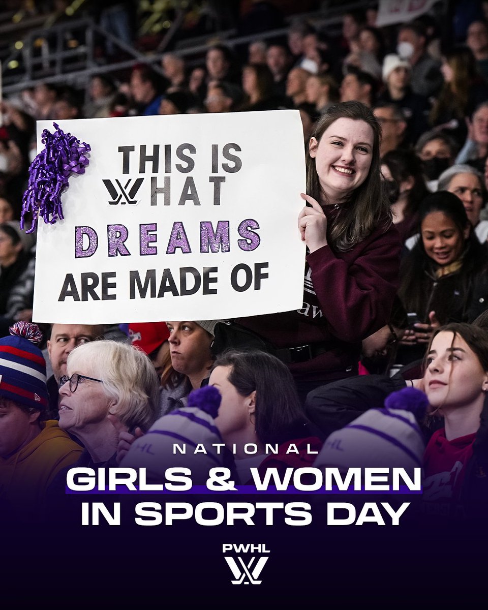 On National Girls and Women in Sports Day, we celebrate the trailblazers before us, those competing and working beside us, and the generations to come. 💜 #NGWSD