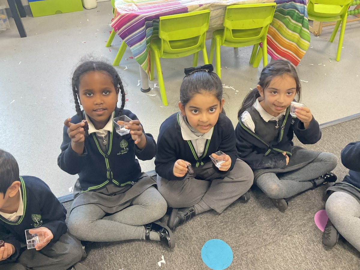 We have been learning about the final pillar of Islam: Hajj. The children experienced a little bit of serenity when eating their kajoor (dates) and drinking zamzam water <a href="/OliveTreeBolton/">Olive Tree Primary</a> <a href="/MrsAChandia/">Mrs Chandia</a> #RE #UnderstandingIslam <a href="/OliveTreeBolton/">Olive Tree Primary</a> <a href="/EYTagteam/">The EY Tagteam</a> <a href="/twinkleyschools/">Twinkl EY in Schools</a>