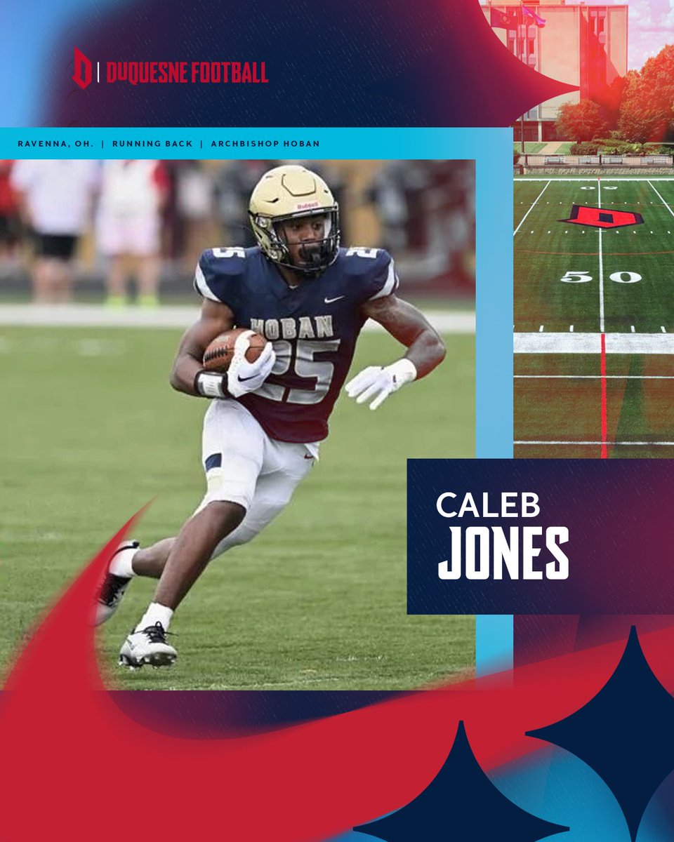 Duquesne Football (@duqfb) on Twitter photo Welcome to the Bluff!
๐๐๐ฅ๐๐ ๐๐จ๐ง๐๐ฌ
๐น Running Back
๐น Ravenna, Ohio
#GoDukes | <a href="/Jonescaleb25_/">Caleb Jones</a> Welcome to the Bluff!
๐๐๐ฅ๐๐ ๐๐จ๐ง๐๐ฌ
๐น Running Back
๐น Ravenna, Ohio
#GoDukes | <a href="/Jonescaleb25_/">Caleb Jones</a>