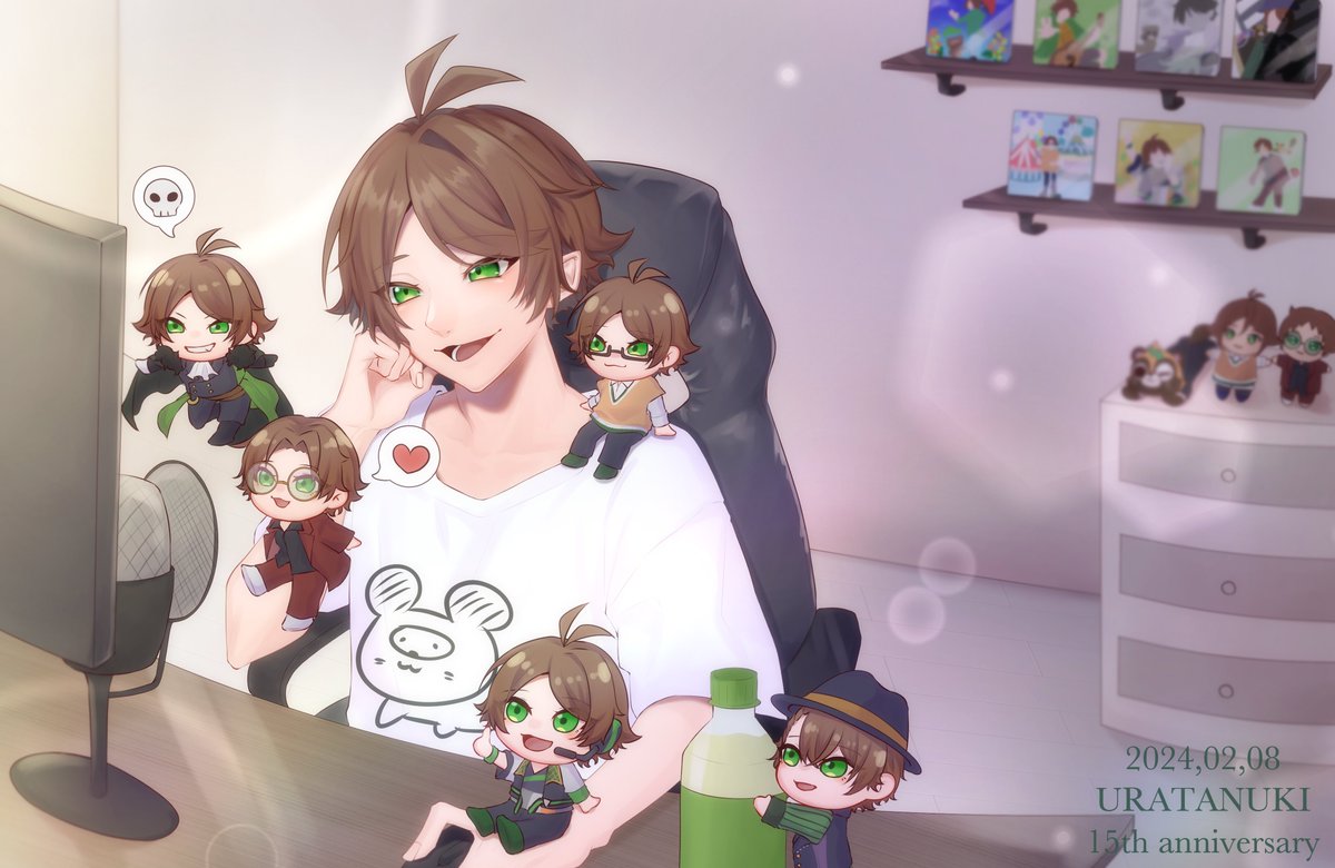 ♣︎URATANUKI 15th Anniversary♣︎

毎年新しいことに挑戦して自分を高めていくうらたさんの姿が本当にかっこよくて大好きです。いつも沢山の愛をありがとうございます🥰
大好きなうらたさんの15周年がシアワセな1年になりますように✨

#うらたぬき15周年 
#うらたぬ王国の美術館