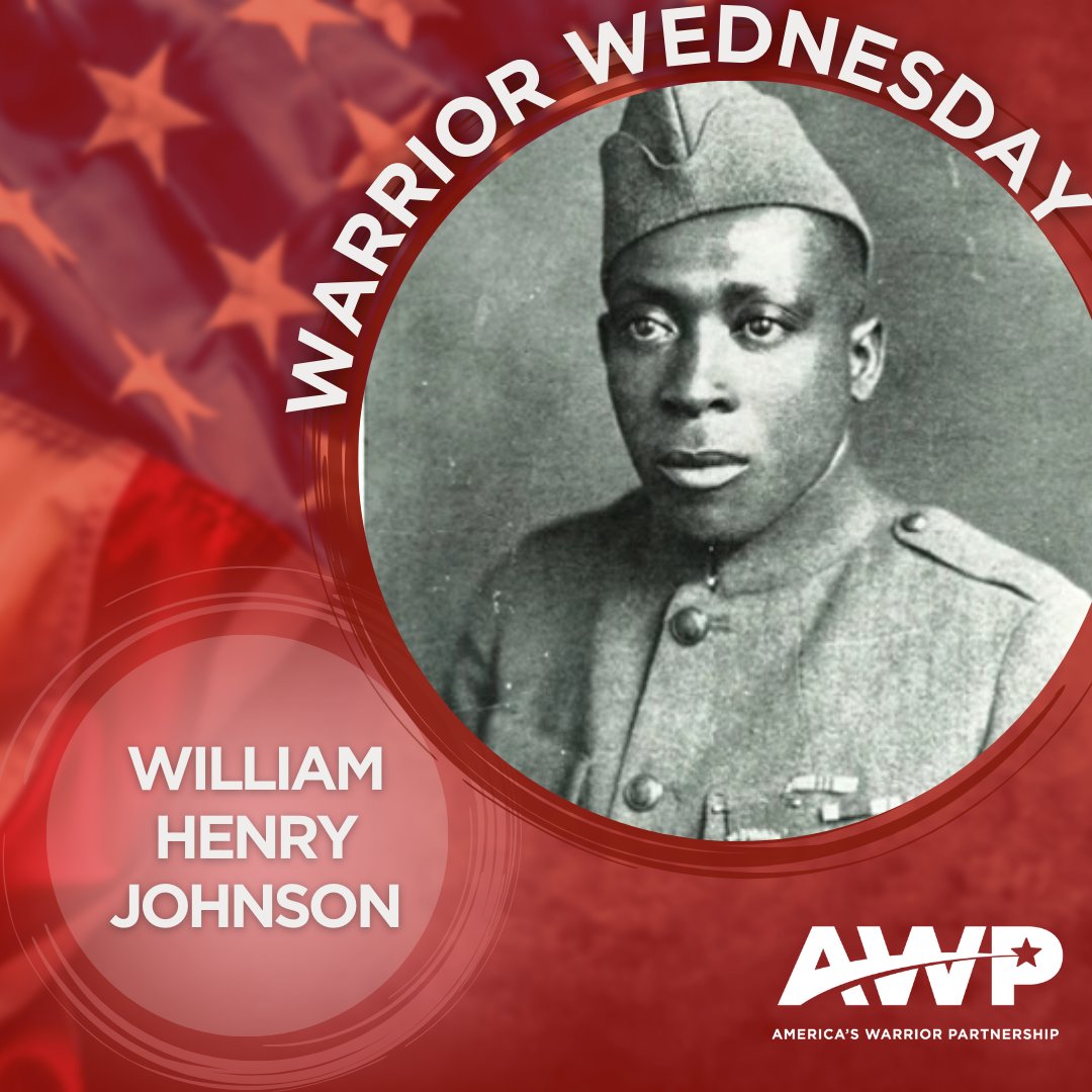 🎖️ This #WarriorWednesday, we salute WWI Army hero (William) Henry Johnson. Johnson was a member of the 369th Infantry Regiment, which became known as the #HarlemHellfighters, an all-African American unit in WWI.