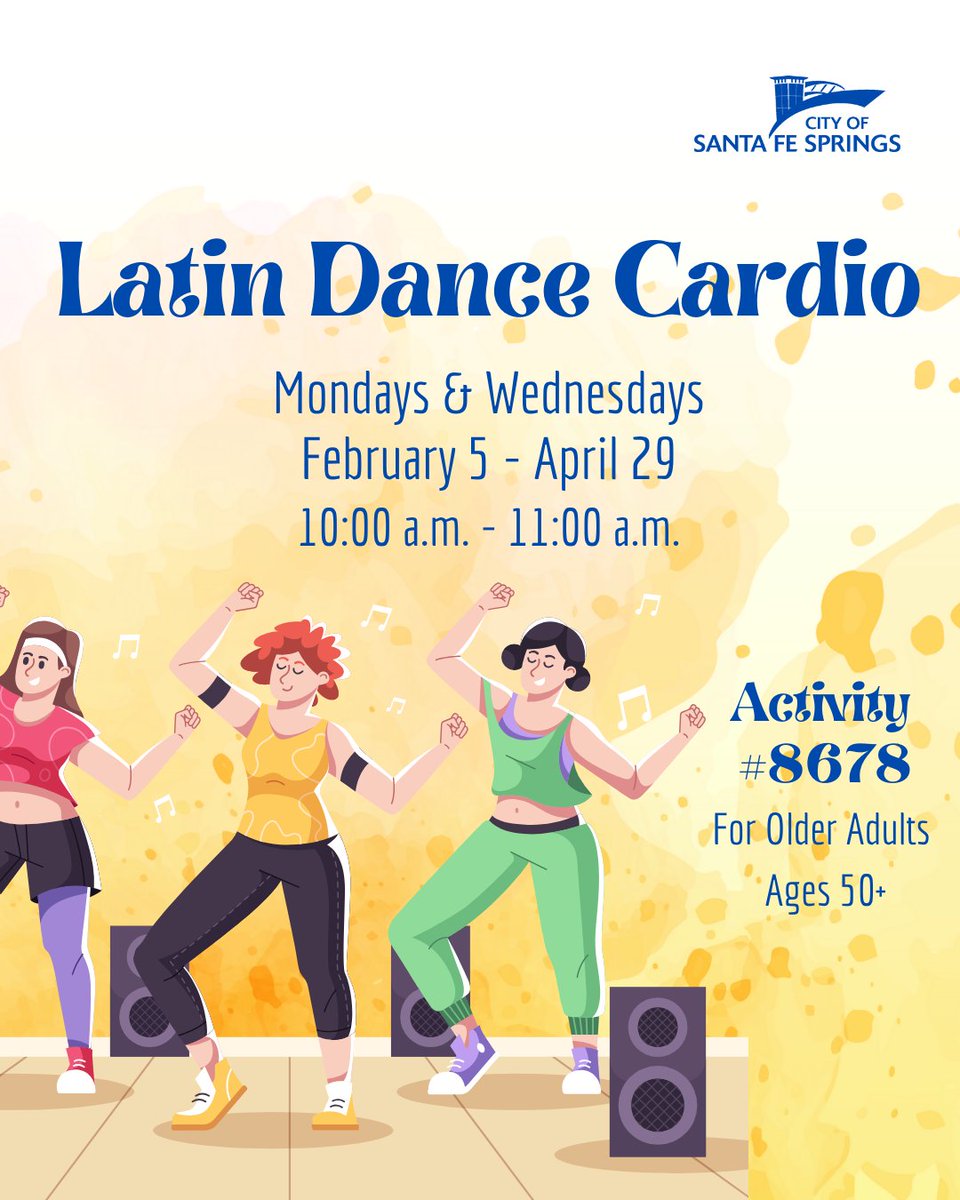 CityofSFS's tweet photo. Unlock a world of fun at our exclusive 50+ adult classes happening now and all through April!

🎉 Join the celebration at Gus Velasco Neighborhood Center. For more details, call (562) 692-0261. https://t.co/vRH7qkwrEt