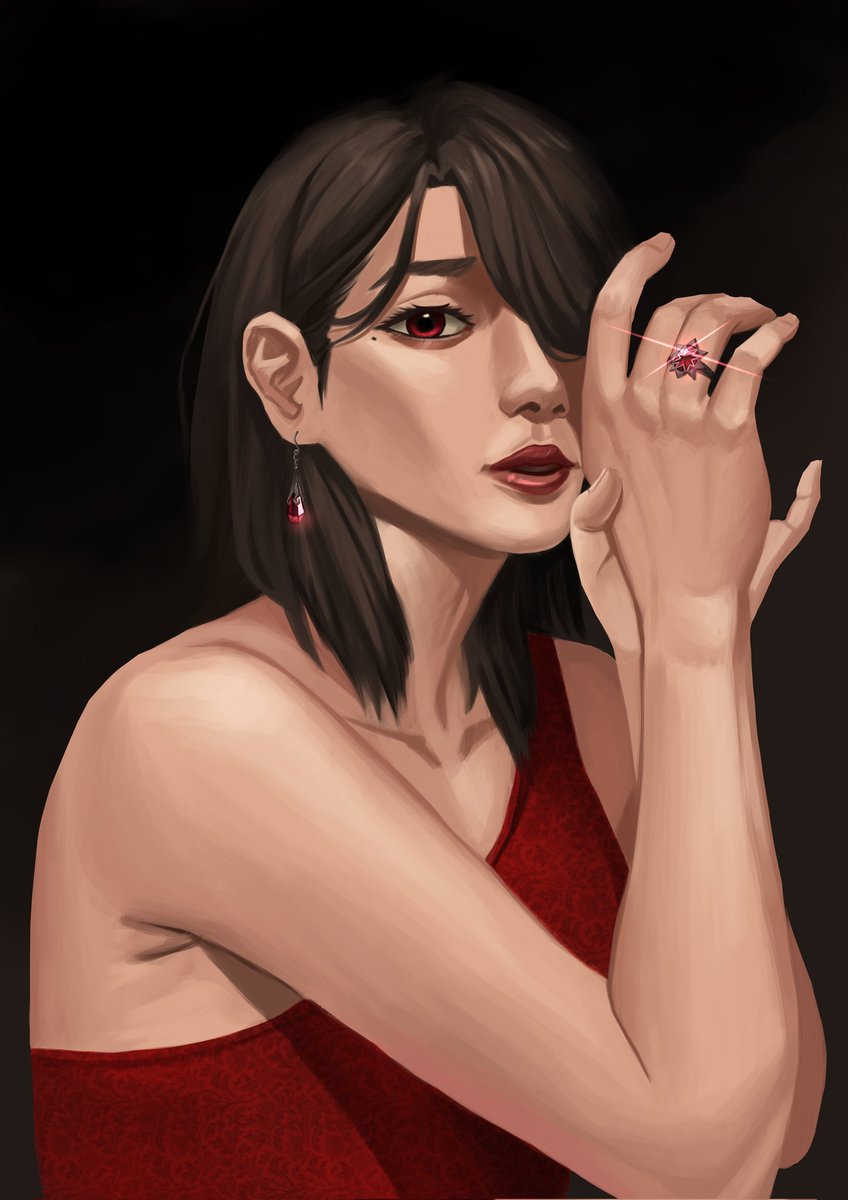 Ruby ❣

My first artwork for 2024 is a personal one! I wanted to make portraits again and I really enjoyed painting this. I'll be sharing more personal and fan art soon. Please look forward to it!

 #illustration #digitalpainting #painting #drawing #art #ArtistOnTwitter
