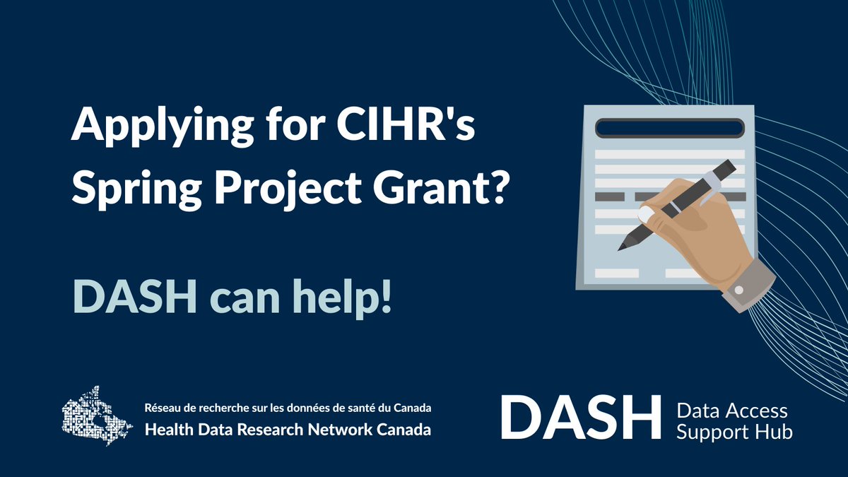 hdrn_rrds's tweet photo. Hey #HealthResearchers! Need #multiregional data for your @CIHR_IRSC Spring Project Grant application? #HDRNCanada's Data Access Support Hub / DASH can help. LEARN 👉🏾 https://t.co/Me1QkVYFHH https://t.co/uCJxfjsksl