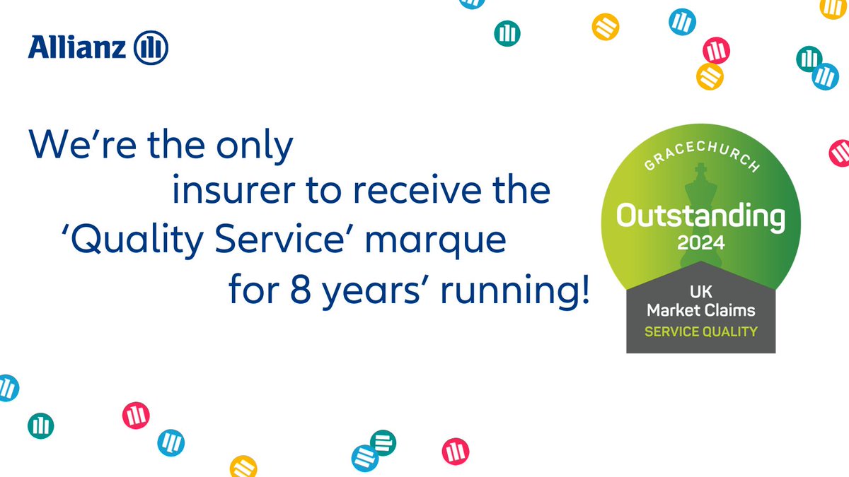 We’ve done it again! For the eighth year in a row we’ve been awarded the Gracechurch 'Quality Service' marque. Our claims team continues to focus on a customer-first, personalised service. ow.ly/7bPv50QyKWw