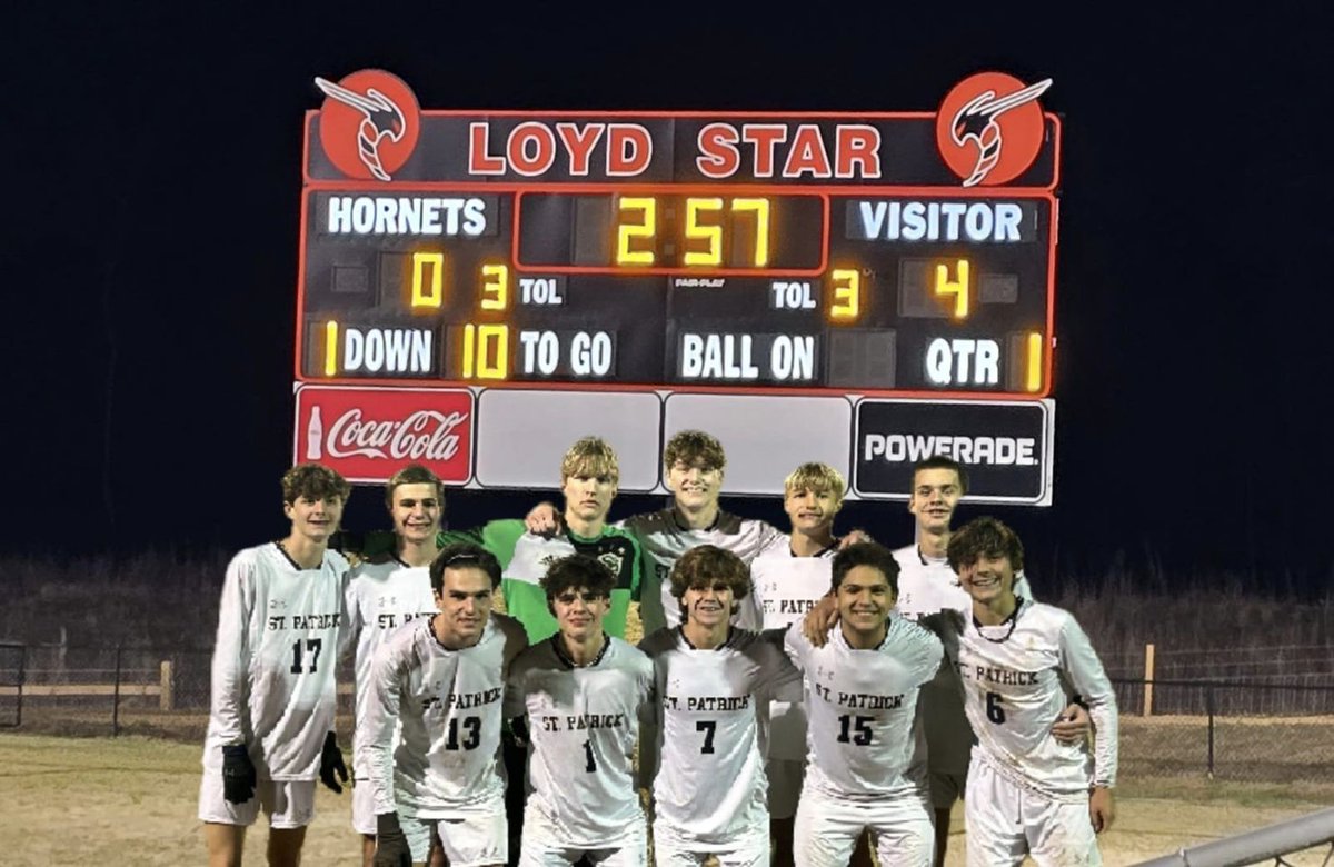 Congratulations to the Varsity Boys Soccer team! They defeated Loyd Star 4-0 in the second round of the MHSAA play-offs. They now take on the Hattiesburg Crusaders in round 3. That date and time will be announced soon. 

Go Irish!