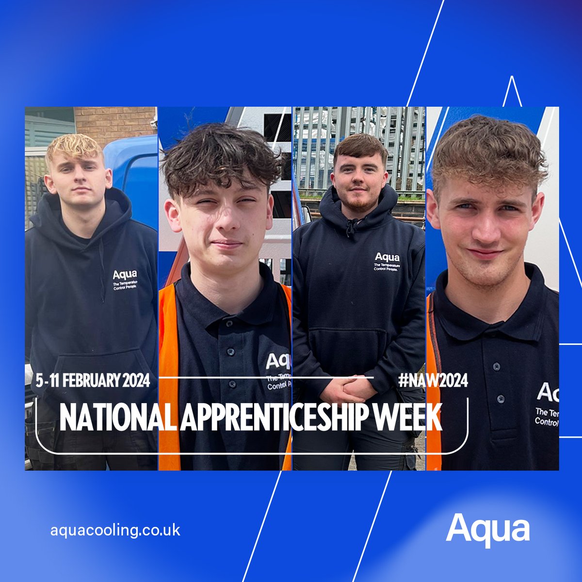 AquaCoolingSolu's tweet photo. What better way to celebrate National Apprenticeship Week than to showcase just some of our fabulous up and coming stars of the future! β
Thank you to ALL our apprentices! π
#TheTemperatureControlPeople #NAW2024 #SkillsForLife @apprenticeships https://t.co/CbVp6oIRtd
