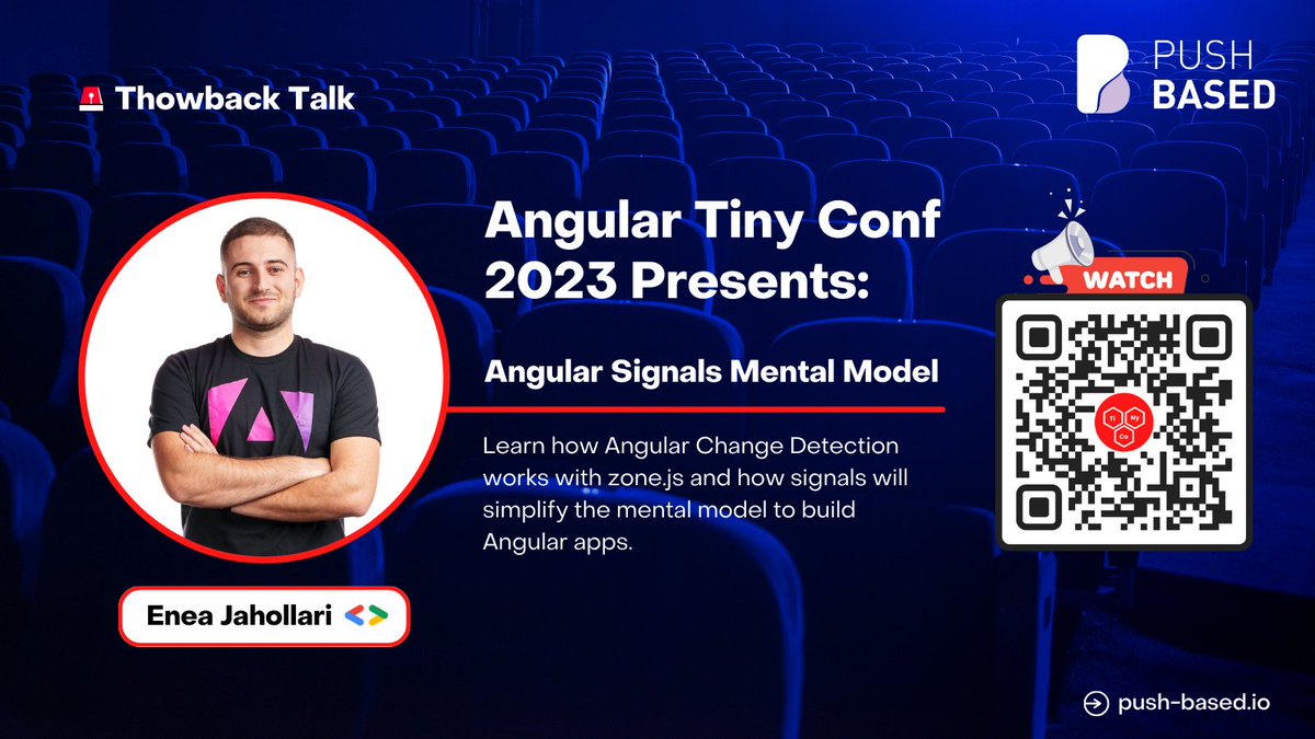 PushBased's tweet image. #Throwback to @Enea_Jahollari&apos;s talk at @angulartinyconf 2023!

🎙️ Dive deep into #Angular #ChangeDetection with zone.js, and the future with signals.

Video here:
➡️ youtube.com/watch?v=Uz1vtr…

Slides here:
➡️ bit.ly/Angular-Signal…