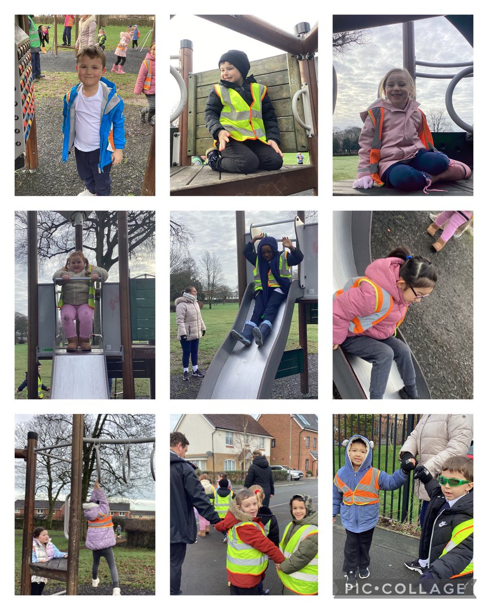 #class had a lovely morning in the park today. A great reward for winning last terms attendance competition throughout the whole school! We enjoyed finding out about our local area. @Year1Monksdown @MonksdownEco