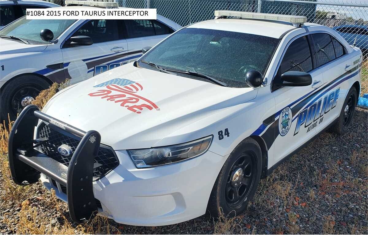municibid's tweet image. 🚔 Introducing three 2015 #FordTaurus #Police Units from the City of Altus—equipped to serve and protect or navigate daily city drives with efficiency. Browse here to know more: mbid.us/3w7WkVJ

#AltusPD #PoliceInterceptor #Taurus2015 #PoliceFleet #PoliceCars #Ford