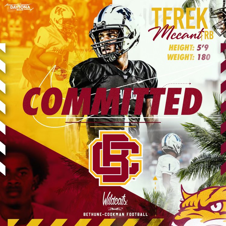 After a great conversation with <a href="/CoachWoodie/">Raymond Woodie Jr.</a> and my family I am 1,000 Commited to <a href="/BCUGridiron/">🏈 Bethune-Cookman Football</a> ‼️Ready to work on the Beach ‼️

<a href="/CoachGerbino/">Joe Gerbino</a> 
<a href="/14twalk/">Tristan Walker</a> 
@bcu_gridiron
@bcu_athletics 
@TWeston_
<a href="/Coach_Wimbo/">Coach Wimbo</a>
<a href="/CoachColey35/">Coach Demetrius Coley</a>
<a href="/_TMJackson/">TJ</a>
<a href="/tbarragan5/">Tyler Barragan</a>
<a href="/COACHJDESSEIN/">Coach Jean</a>