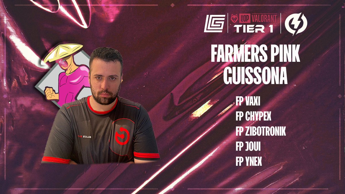 Gamesportselect's tweet photo. 🐺 Per últim #FarmersPink intentarà conquerir la LIOP amb un equip ple de cares conegudes que han participat durant molts Splits a les nostres competicions 🐺

🔫 @Xavi2004X
🔫 @cyphe_x 
🔫 @ZIBOTRONIK 
🔫 @J0ui 
🔫 @Ynex9fps

Col: @omnium @cultura_cat @level4teches @InvelonTech @TormentaVALes