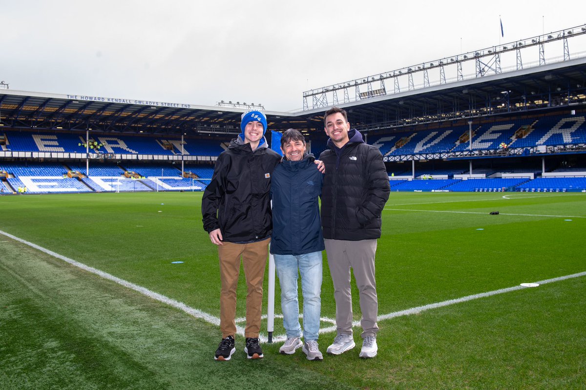 NAToffees's tweet photo. A visit from @KEVMCEFC and son’s Conor &amp; Aiden to Goodison last week.

Thanks to @efc_engagement as always for their help in making in happen. 💙 https://t.co/0CtOdSjBtm