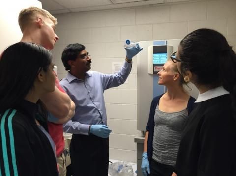 The University of Utah Academy of Health Science Educators (AHSE) has selected NUIP Associate Professor Anandh Babu Pon Velayutham, Ph.D., as one of the six Fellows of the Academy this year. 

An Induction Ceremony will be held in his honor. Congratulations, Dr. Pon Velayutham!