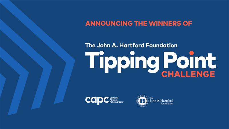 CAPCpalliative's tweet photo. CAPC is excited to announce the Winners for the Clinical Training category of our third national @johnahartford Tipping Point Challenge! >> https://t.co/c62FWTuUzB https://t.co/jiJaxZQA7j