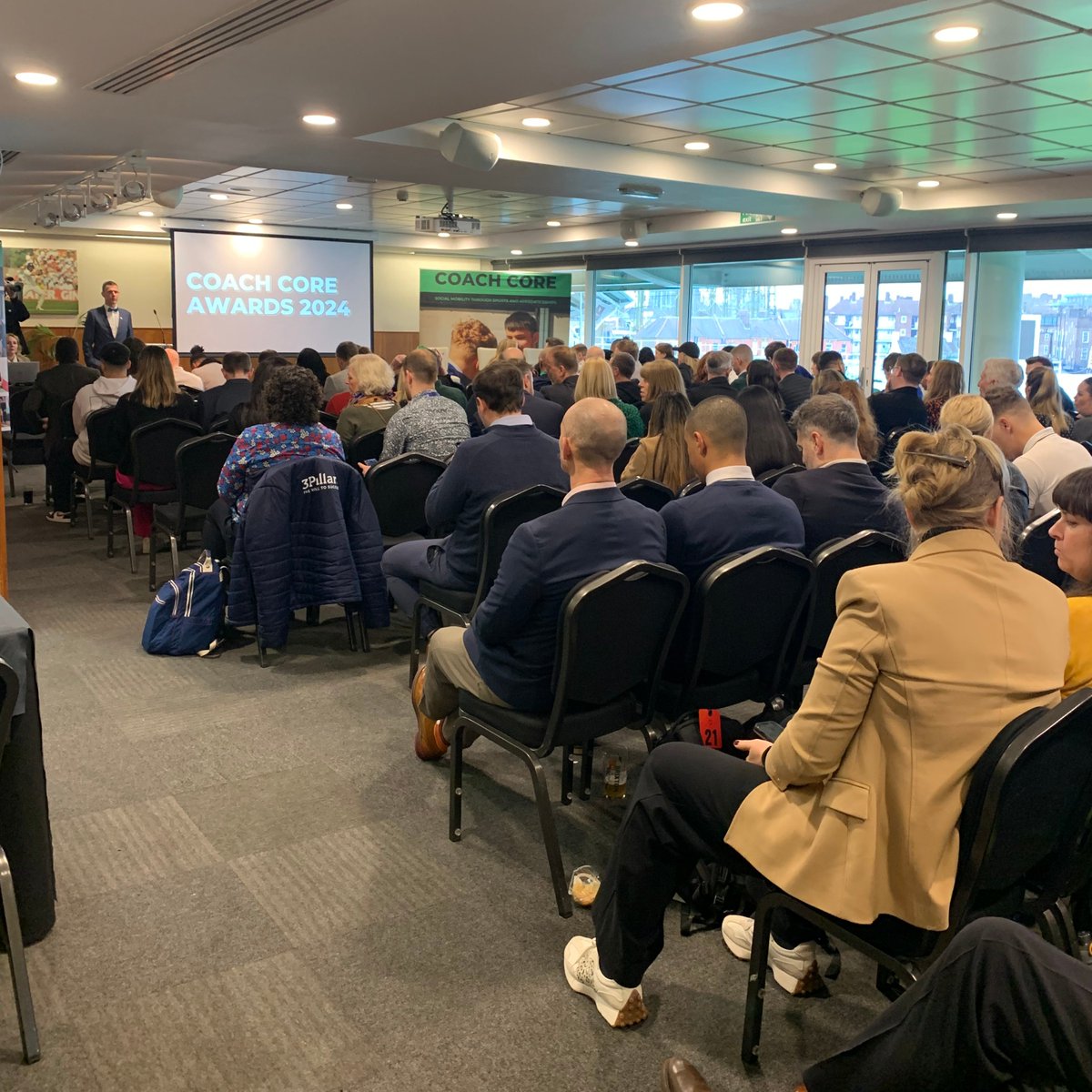sportrectweets's tweet photo. Fantastic to be at the @WeAreCoachCore Awards this afternoon, celebrating some amazing individuals and their work! 🤩

Also, don't forget to take a look at Coach Core's Impact Report, released yesterday, here 👉 https://t.co/RtlhqIvuDD https://t.co/sEA5l3UOqm