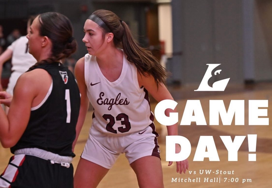 GAME DAY❗️
•
🆚 UW-Stout 
⏰ 7:00 pm 
📍Mitchell Hall
📺 wiacnetwork.com/uwlacrosse/
•
#dawgs #AsAnEagle #SWEAT