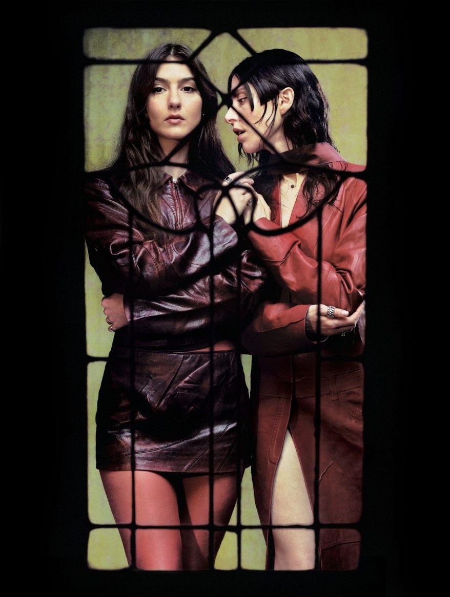 polacheknews's tweet photo. Caroline Polachek and Weyes Blood photographed by Aidan Zamiri https://t.co/4E53S6ECUq